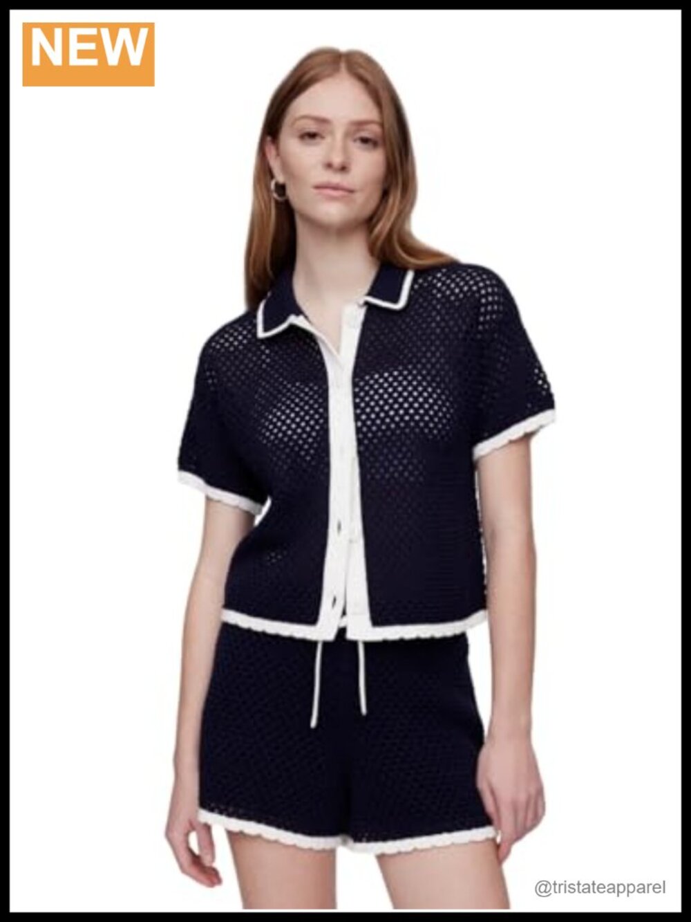 Women's Short Sleeve Scrub Top Medical Uniform Button Front Collared Cotton